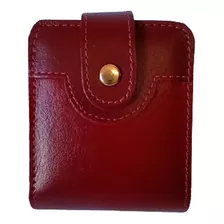 Porta Batom Duplo Em Couro Feminino Para Bolsa Artlux B060