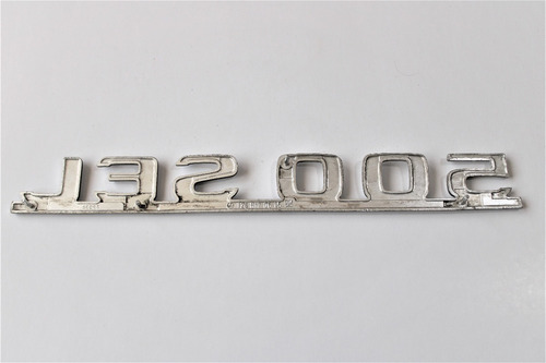 Emblema Mercedes Benz 500 Sel Auto Clasico Original Metal Foto 2