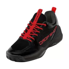 Zapatillas Padel Drop Shot Dorama Negro Rojo 2023