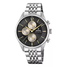 Relógio Festina Timeless Chronograph Masculino Aço