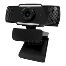 Camera Webcam De Computador C/ Microfone Usb Full Hd 1080p