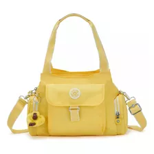 Handbag Bolsa De Mano Kipling Felix Large Sunflower Yellow