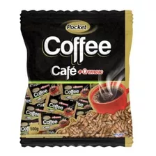 Bala Café Cremosa Pocket Pacote Com 500gr