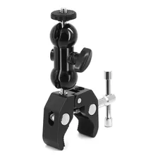 Double Ballhead Ball Arm Camera Clamp Mount Monitor M (k247)