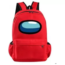 Among Us - Rojo - Mochila Escolar Envio Gratis