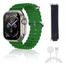 Et21 Pro Pulsera De Silicona Bluetooth Talk Smartwatch Ocean
