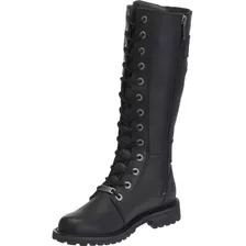 Harley-davidson Botas Belhaven Knee-hi De Cuero Negro O Mar.