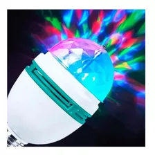 Lampada Led Giratoria Colorida Rgb Balada Decoração Festa