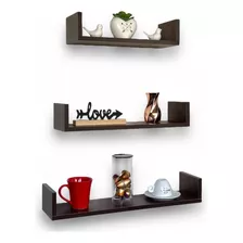 Kit Nicho Madeira Quarto 3 Peças Decorativo 100% Mdf Sala