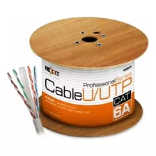 Rollo Cable F/utp Nexxt Cat6 305m 100% Cu Blindado Outdoor