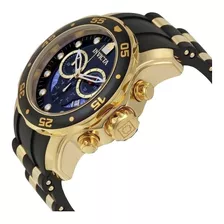 Reloj Pulsera Invicta Pro Diver 6981 Color Negro Y Oro