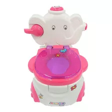 Baño Entrenador Musical Para Niños Dispensador De Papel Color Rosa