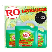 Lavalozas Liquido Concentrado Ro 5 Litros Pack 3u Rinde Más