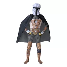 Fantasia Mandalorian Star Wars Mandaloriano Infantil Mod2