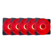 Ventilador Apevia Co512l-rd Cosmos 120mm Red Led Ultra Silen