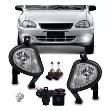 Kit Farol Milha Corsa Classic 2003 2004 2005 2006+ 4 Brindes