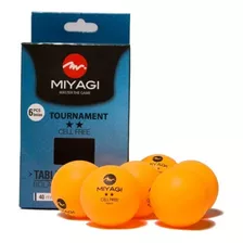 Caja De Bolas Miyagi 2 Estrellas - Tenis De Mesa