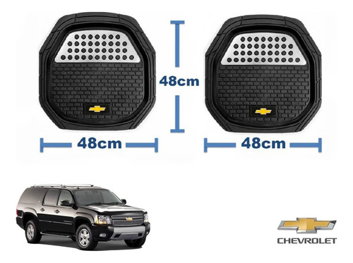 Tapetes 3d Logo Chevrolet + Cubre Volante Suburban 07 A 14 Foto 4