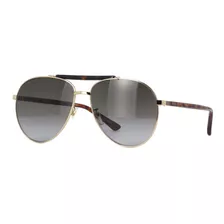 Lentes De Sol Gucci Gg0014s Luxury Classic Pilot Italy 60mm