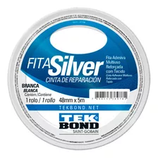 Cinta Silver Multiuso Blanca 48mm X 5m Tek-bond