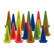 Kit C/ 20 Unidades Cone Agilidade 50cm Rythmoon