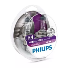 Lampara Philips Vision Plus H4 12342 12v 60/55w +60 Luz