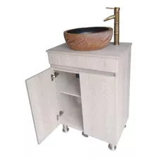 Mueble De Baño Con Lavamanos Y Grifería 