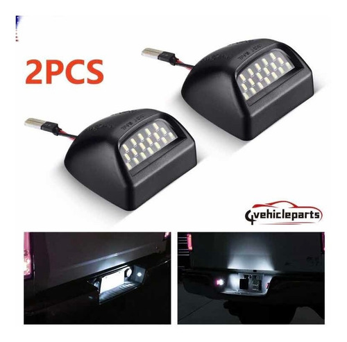 Set 2x Luz Led Para Matrcula Chevrolet Silverado Cheyenne Foto 2