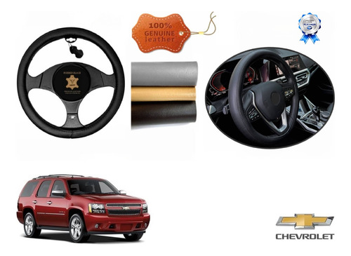 Tapetes 3d Logo Chevrolet + Cubre Volante Tahoe 2007 A 2014 Foto 3