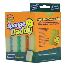 Fibra Mas Esponja Sponge Daddy 4 Piezas
