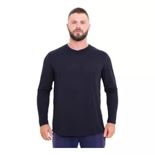 Camisa Manga Longa Uv 50 Dry Fit Lisa Malha Fria Academia