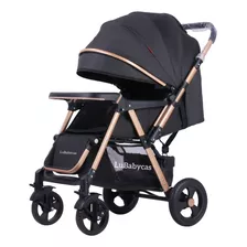 Coche De Paseo Reversible Rubik Negro Lubabycas