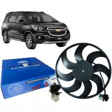 Eletr0ventilador Ventoinha Spin Lt 2015 2016 1.8 8v Com Ar