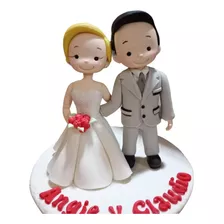 Adornos De Casamiento En Porcelana Fría Personalizados 