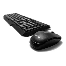 Kit Teclado Com Mouse Office Sem Fio Tc3210 Hayom Preto