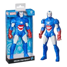 Figura Olympus Marvel 24 Cm Iron Man Patriot Hasbro Febo