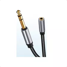 Cable 1.5 M Plug Adaptador 3,5 A 6,35 Alargador Audífonos