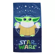 Toalla Infantil Playera Star Wars Algodón 70 X 130 Cm