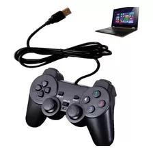 Controle Analogico Joystick Playstation 2 Usb Manete Vibr Cor Unica