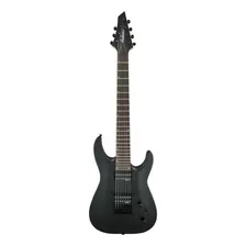 Guitarra Eléctrica Jackson Js Series Js22-7 Dka Ht Dinky De Álamo Satin Black Satin Con Diapasón De Amaranto