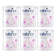 6pz Formula Lactantes Polvo Kabrita Etapa 2 Leche Bebes 400g