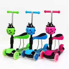 Scooter Infantil Varios Colores Llantas De Luz Catarina