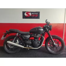 Triumph Street Twin 900 Abs 2019 Preta Preto