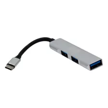 Adaptador Hub Tipo C A Usb 3.0 3 Puertos Pc Laptop Android