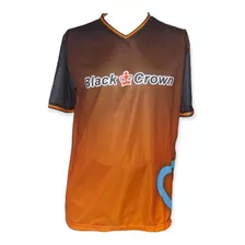 Remera Black Crown Live Padel Deportiva Hombre Tenis Olivos