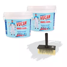 Kit 02 Manta Impermeabilizante Liquido Vucan 4kg 25798