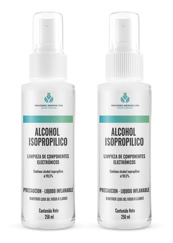 Alcohol Isopropílico Alta Pureza En Spray 500 Ml