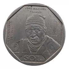 Moneda De 1 Sol - José Manuel Valdés - Perú 2023