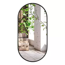 Espejo Ovalado 90x40 Cm Doble Arco Píldora Decorativo Tictac