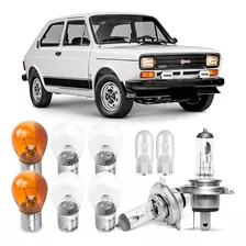 Kit Lampada Farol Lanterna Fiat 147 1976 A 1986 Comum Jogo